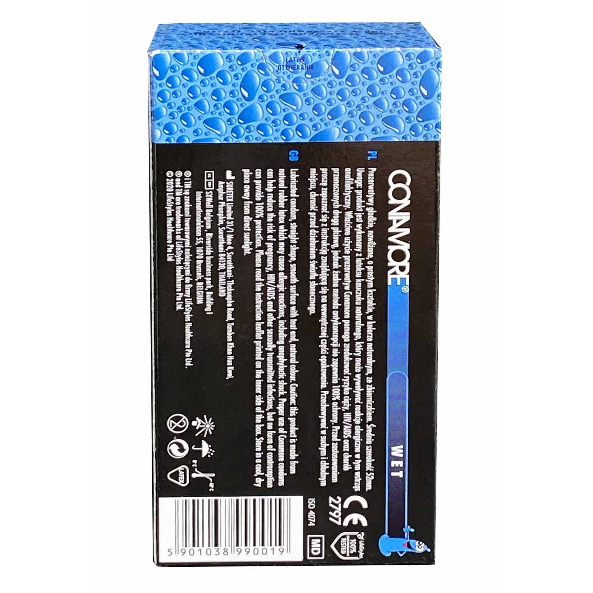 Condoms CONAMORE Wet 12pcs