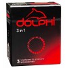 Condoms Dolphi 3-in-1 3pcs