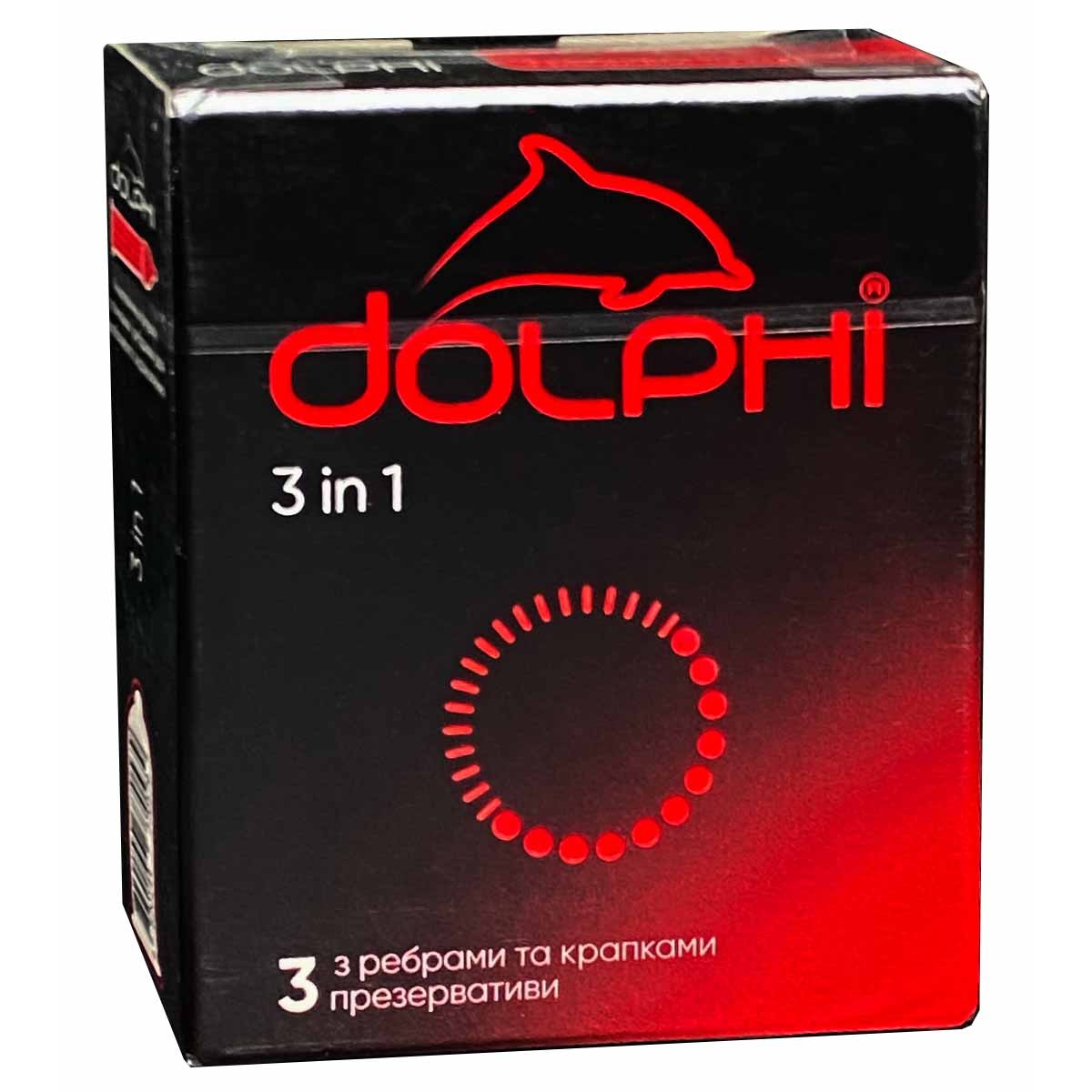 Condoms Dolphi 3-in-1 3pcs