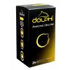 Blue and white Dolphi Anatomic Ultra Thin condoms box 24 pcs, anatomical shape, foil finish