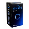 Синяя картонная упаковка Dolphi Classic 24 с серебряными акцентами и логотипом