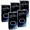 black and blue Dolphi XXXXXL condoms box with silver accents and 12 pcs label