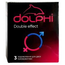 Prezerwatywy Dolphi Double Effect 3szt