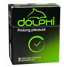 Prezerwatywy Dolphi Prolong Pleasure 3szt