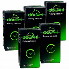 Prezerwatywy Dolphi Prolong Pleasure 60szt (5 paczek po 12szt)