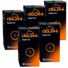 Condoms Dolphi Super Hot 30pcs (5 packs of 12pcs)