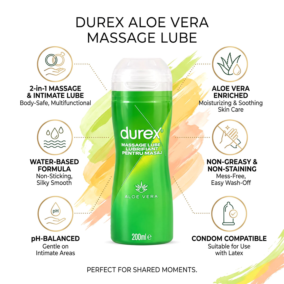 Żel intymny Durex Play Massage 2 w 1 Aloe Vera 200 ml