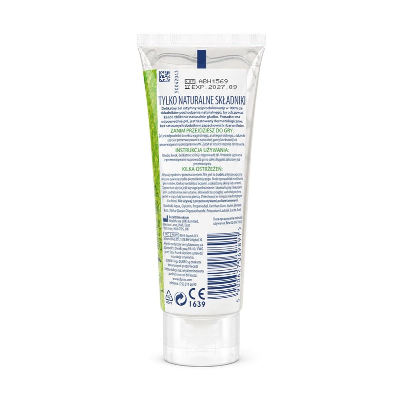 Інтимний гель Durex Naturals 100мл
