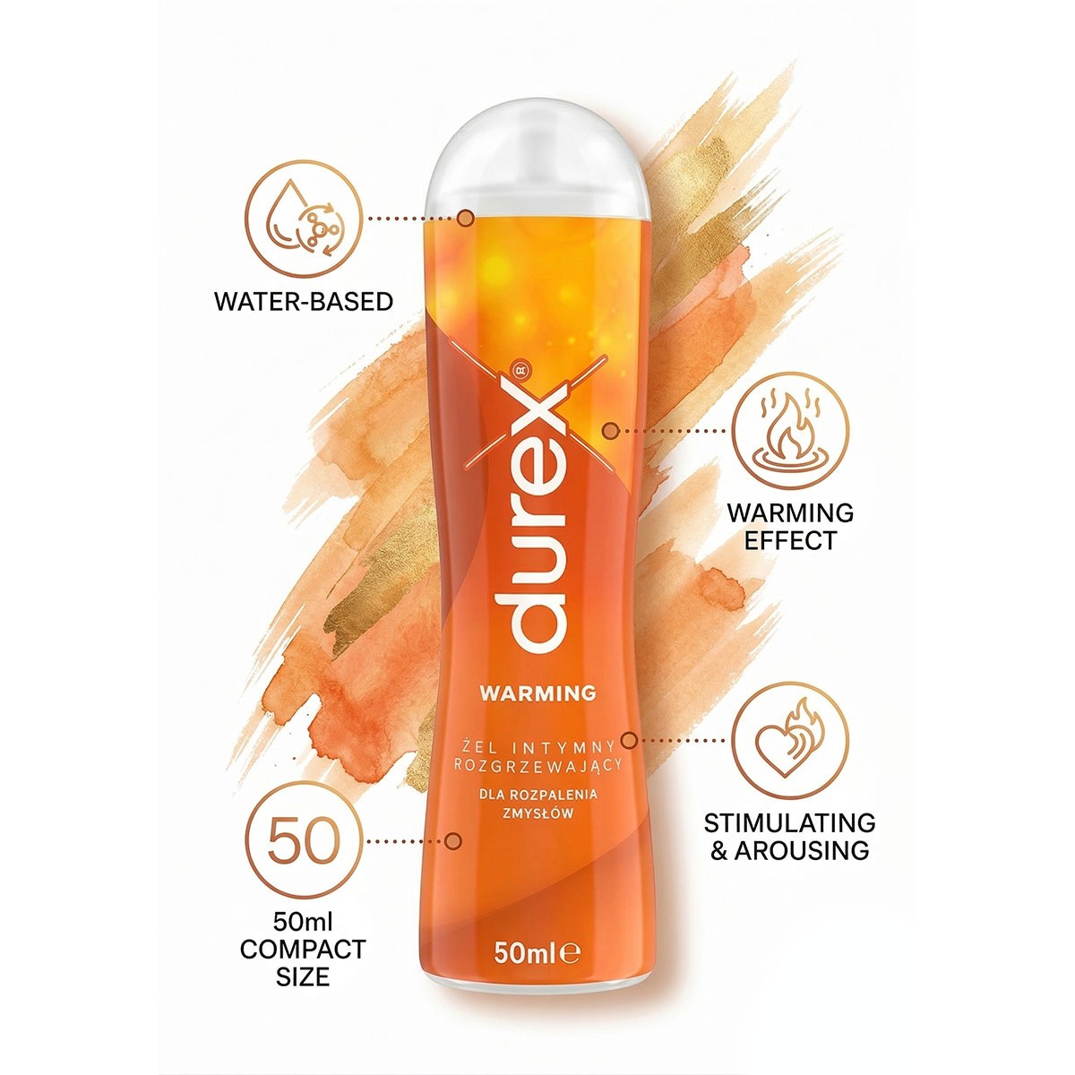 Żel intymny Durex Warming rozgrzewający 50 ml