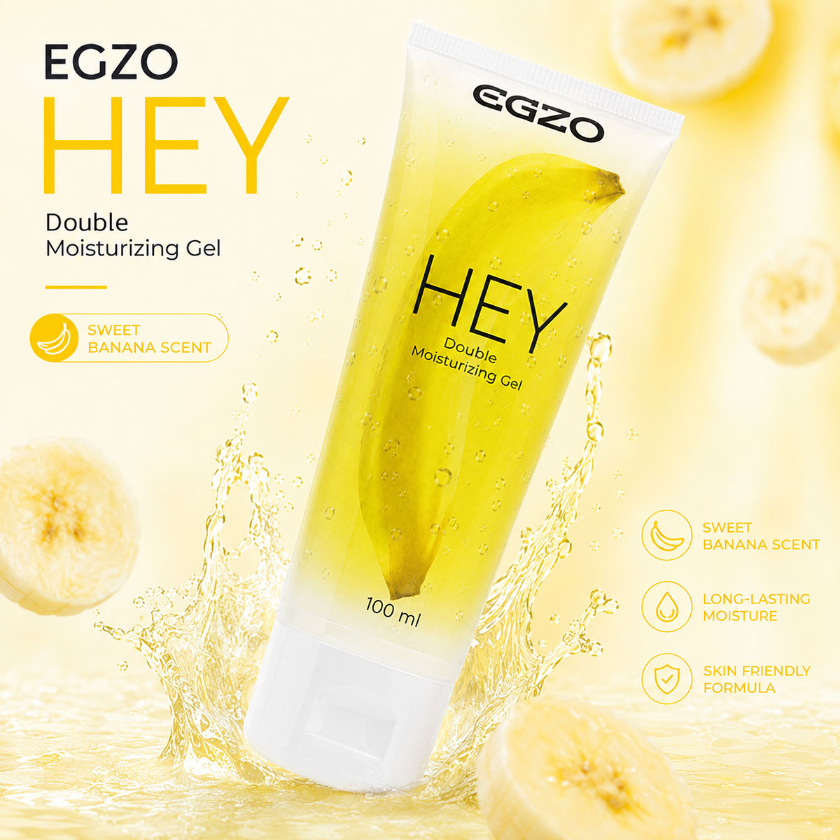 Żel o smaku banana EGZO HEY 100 ml - analny