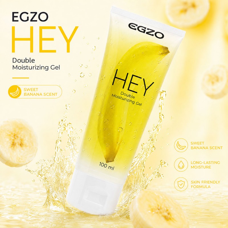 Gel with Banana Flavor EGZO HEY 100 ml - anal