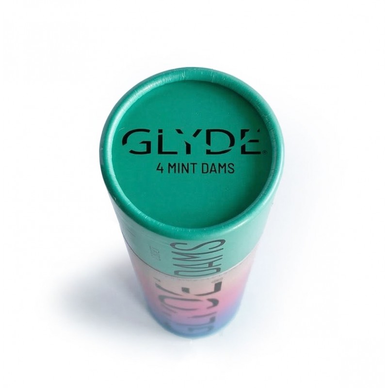 Chusteczki lateksowe Oral Dams GLYDE Green Mint 4 szt.