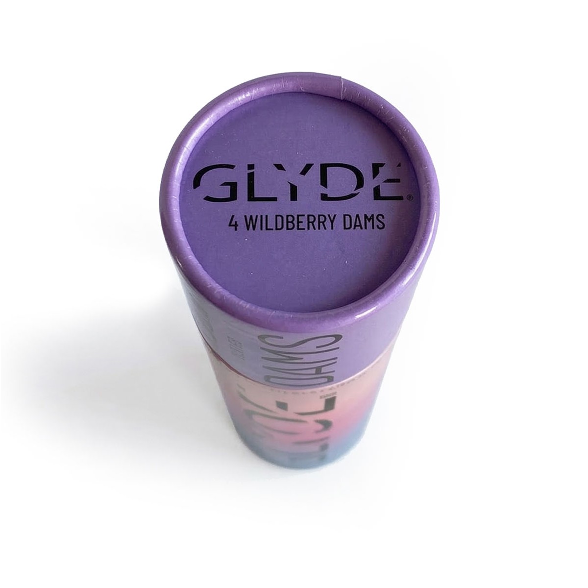 Chusteczki lateksowe Oral Dams GLYDE Purple Wildberry 4 szt.