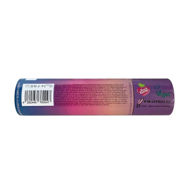 Latex dental dams Oral Dams GLYDE Purple Wildberry 4 pcs