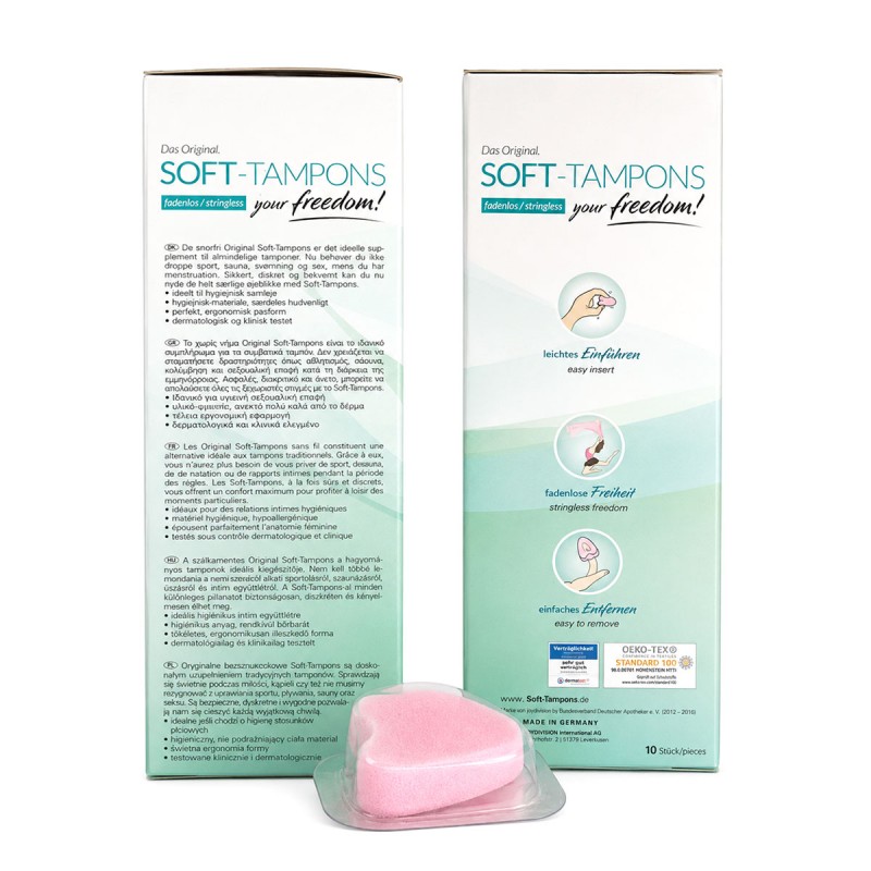 Tampony JoyDivision Soft-Tampons Normal 10 szt (Opakowanie zewnętrzne pogniecione)