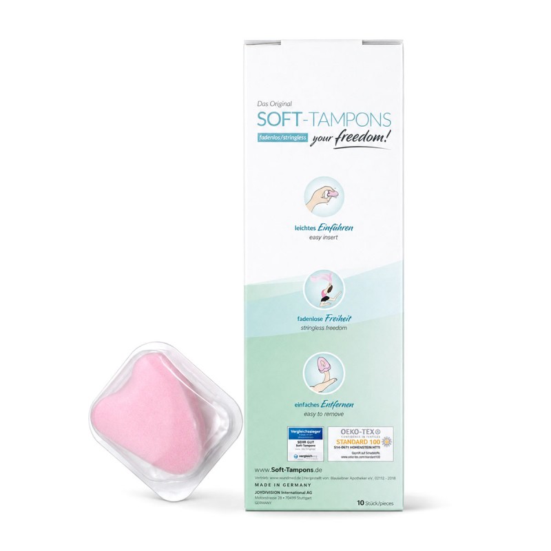 Tampony JoyDivision Soft-Tampons Normal 10 szt (Opakowanie zewnętrzne pogniecione)