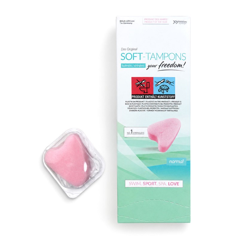 Tampony JoyDivision Soft-Tampons Normal 10 szt (Opakowanie zewnętrzne pogniecione)