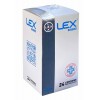 Зелена картонна упаковка LEX Ribbed 24 шт з рифленими елементами та логотипом бренду