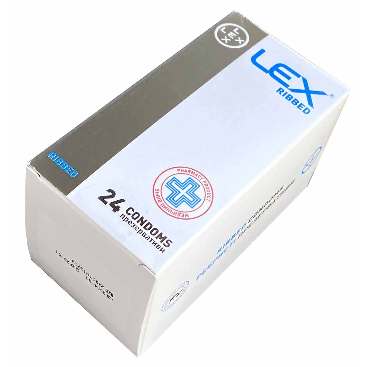 Презервативы LEX Ribbed 24шт