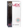 Чорна картонна упаковка з жовтим написом LEX Ultra Thin 12 штук, мінімалістичний дизайн