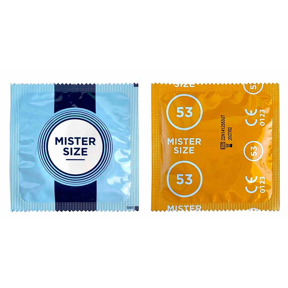 Kondome MisterSize 53 (160mm, 53mm) - 36 Stück