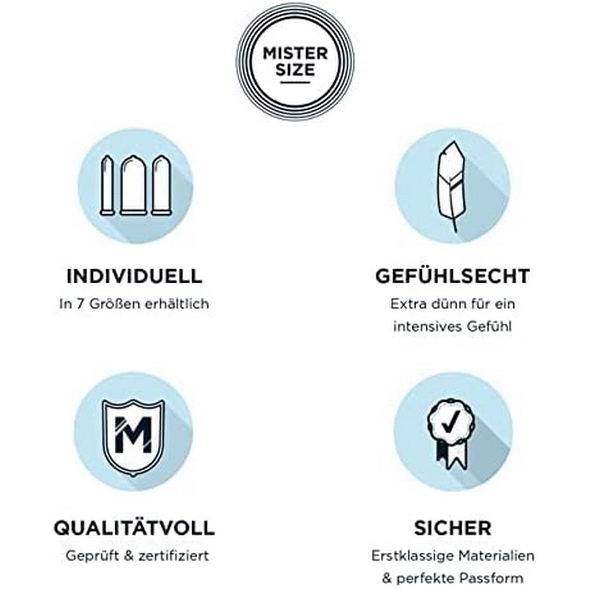 Prezerwatywy MisterSize 64 (220mm, 64mm) - 36szt