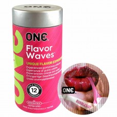 ONE Flavor Waves Flavored Condoms 12pcs - 6 Flavors