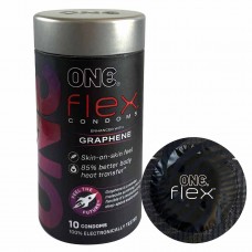 ONE Flex Thin Condoms 10pcs Latex, Graphene-Enhanced