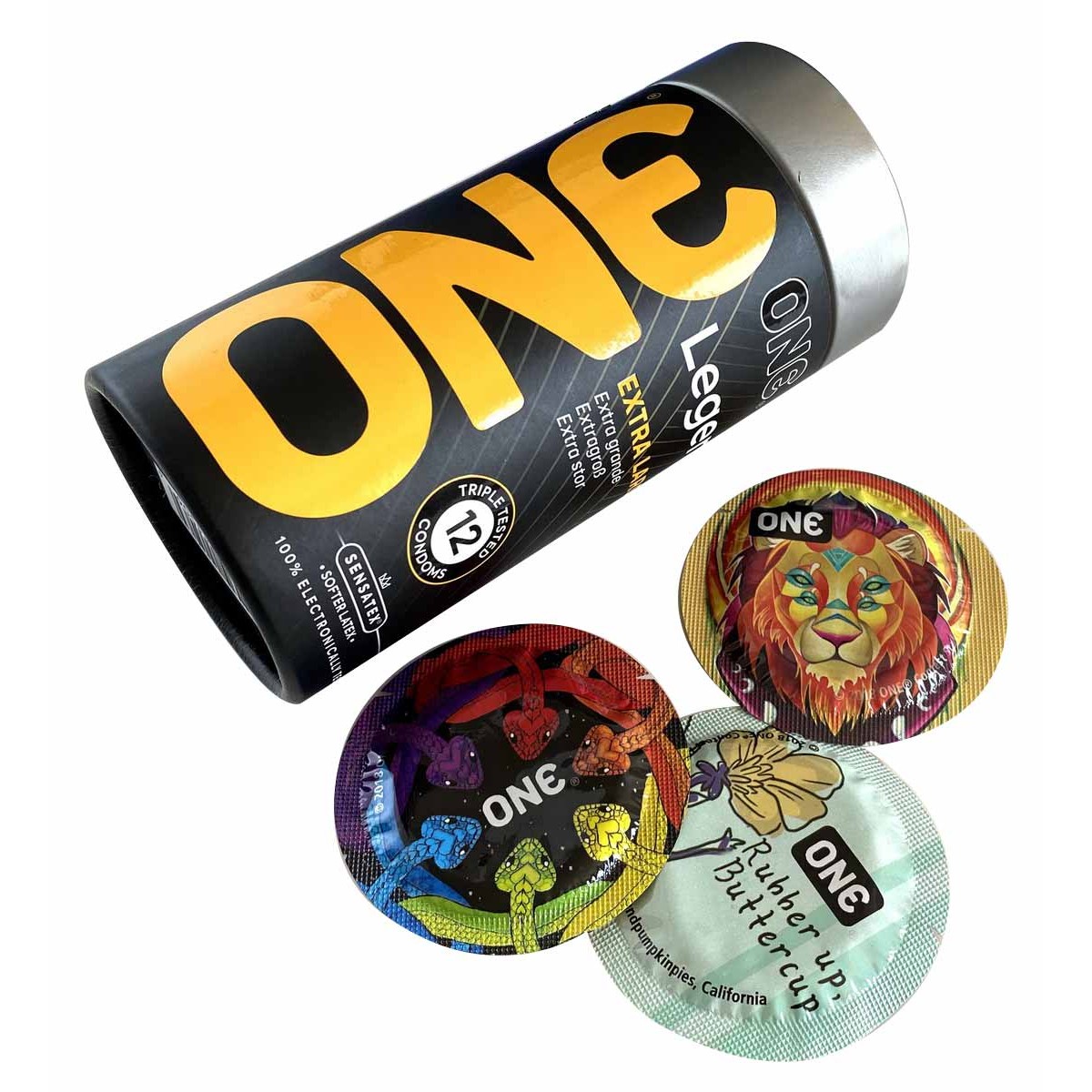 ONE Legend Extra Large – XL Kondome, 12 Stk., spezielle Form
