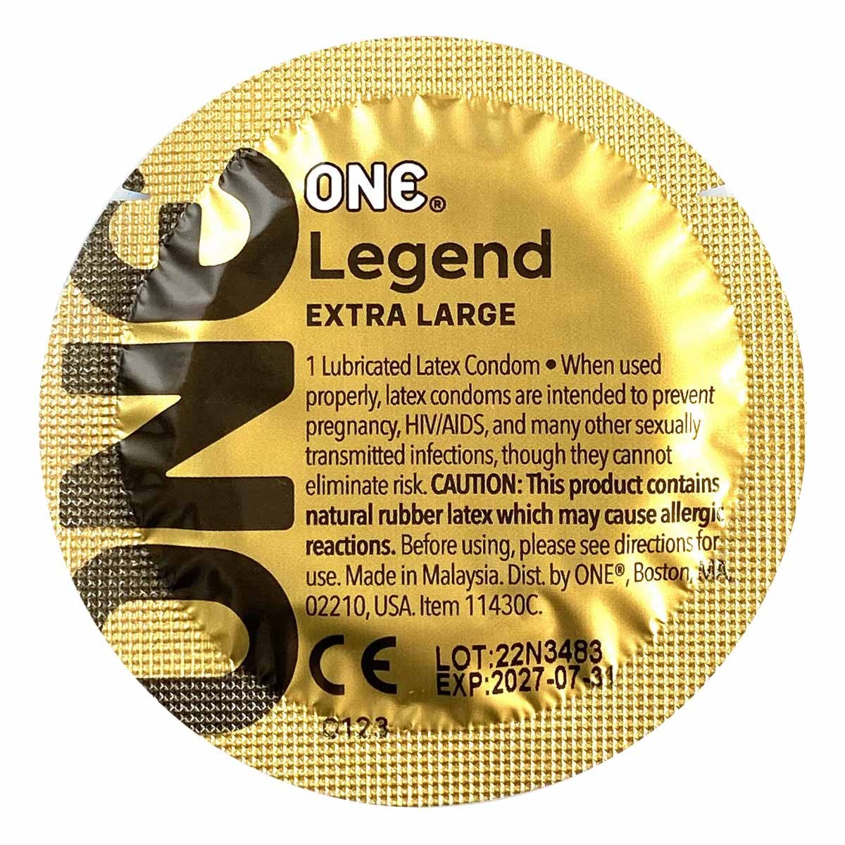 ONE Legend Extra Large – XL Kondome, 12 Stk., spezielle Form