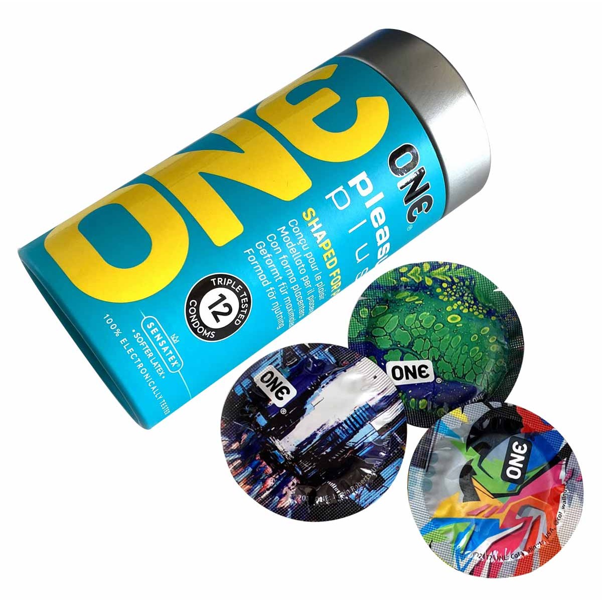 Презервативы ONE Pleasure Plus 12шт Двойное улучшение удовольствия