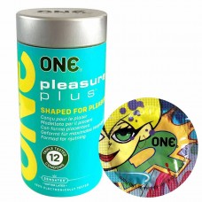 ONE Pleasure Plus Condoms 12pcs Double Pleasure Enhancement