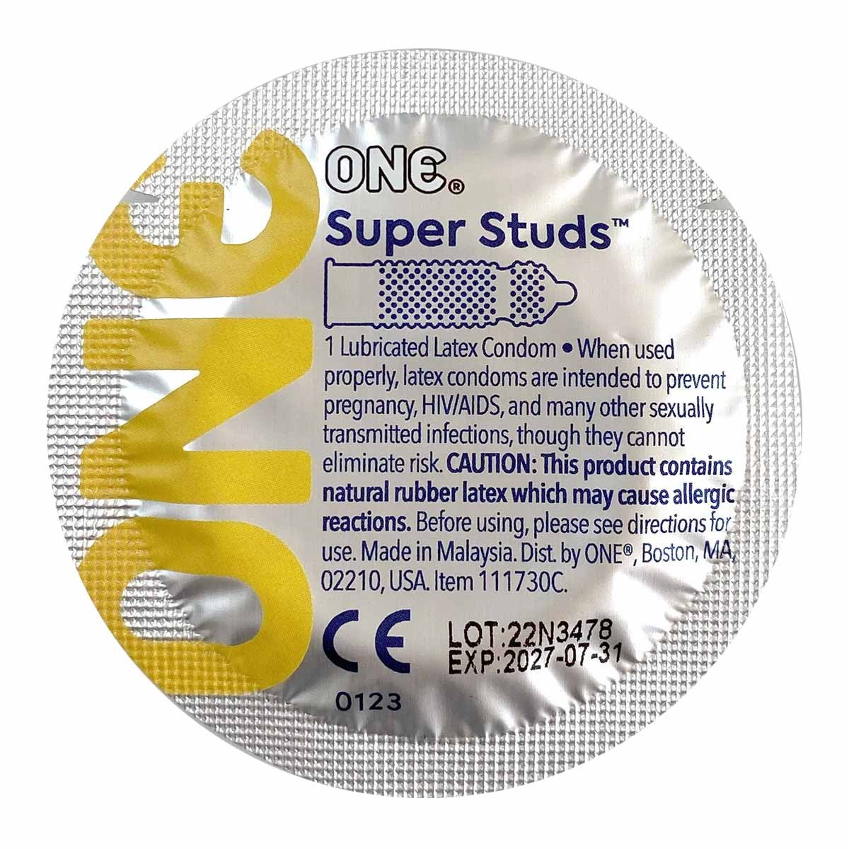 ONE Super Studs – prezerwatywy teksturowane, 12 szt., profilowane