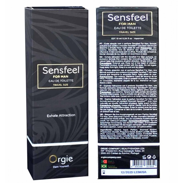 Orgie SENSFEEL pheromone perfume for men 10ml