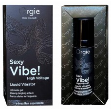 Жидкий вибратор Orgie Sexy Vibe! High Voltage сверхсильный 15мл