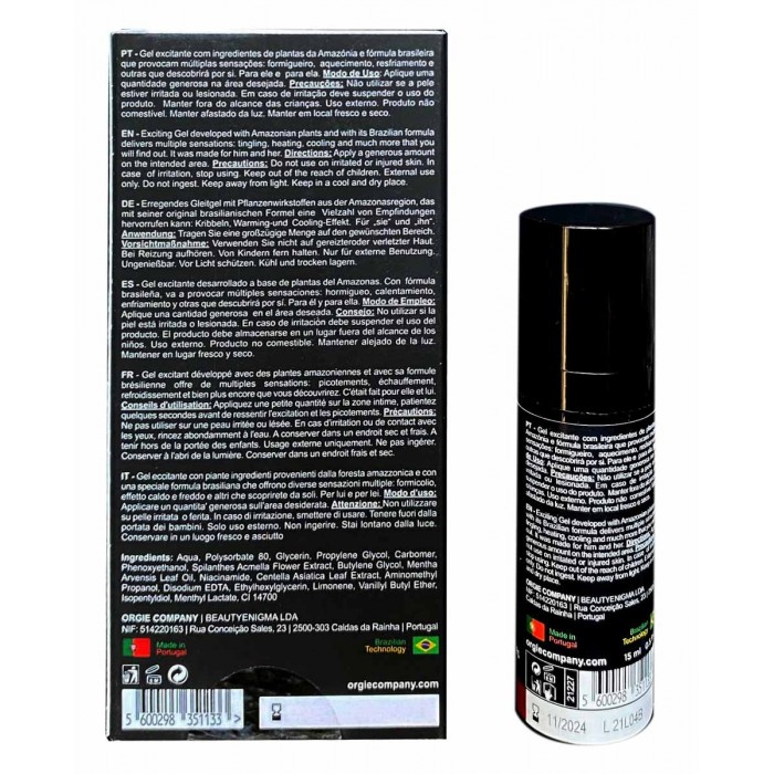 Płynny wibrator Orgie Sexy Intense Orgasm dla dwojga 15 ml
