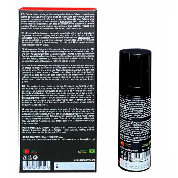 Płynny wibrator Orgie Sexy Vibe! Hot rozgrzewający 15 ml