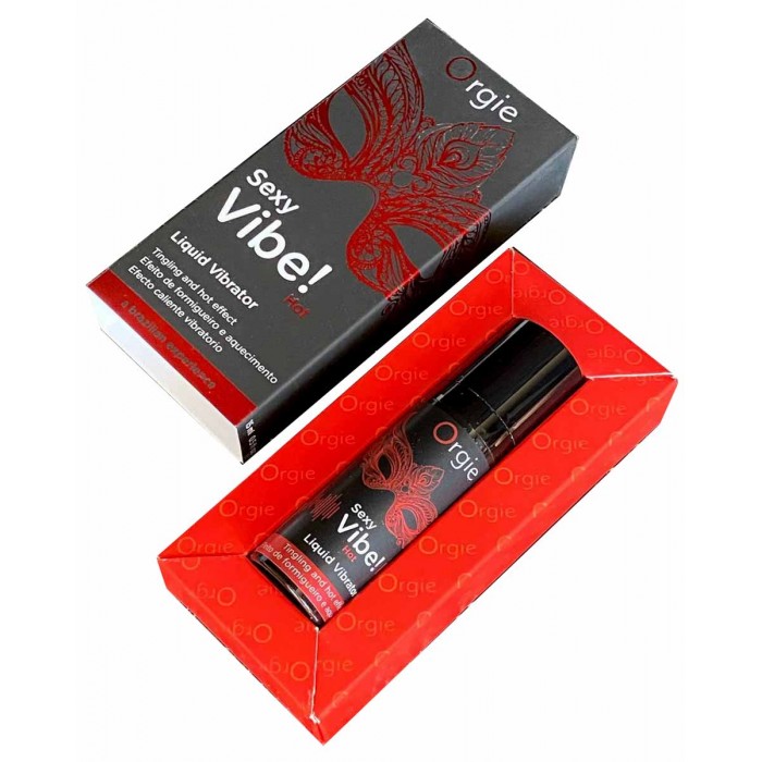 Płynny wibrator Orgie Sexy Vibe! Hot rozgrzewający 15 ml