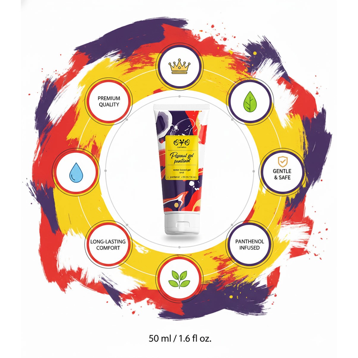 Żel regenerujący OYO Personal Panthenol 50 ml - analny