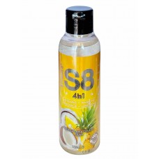 Essbarer Massage- und Gleitgel S8 4-in-1 Dessert Lube Ananas 125ml