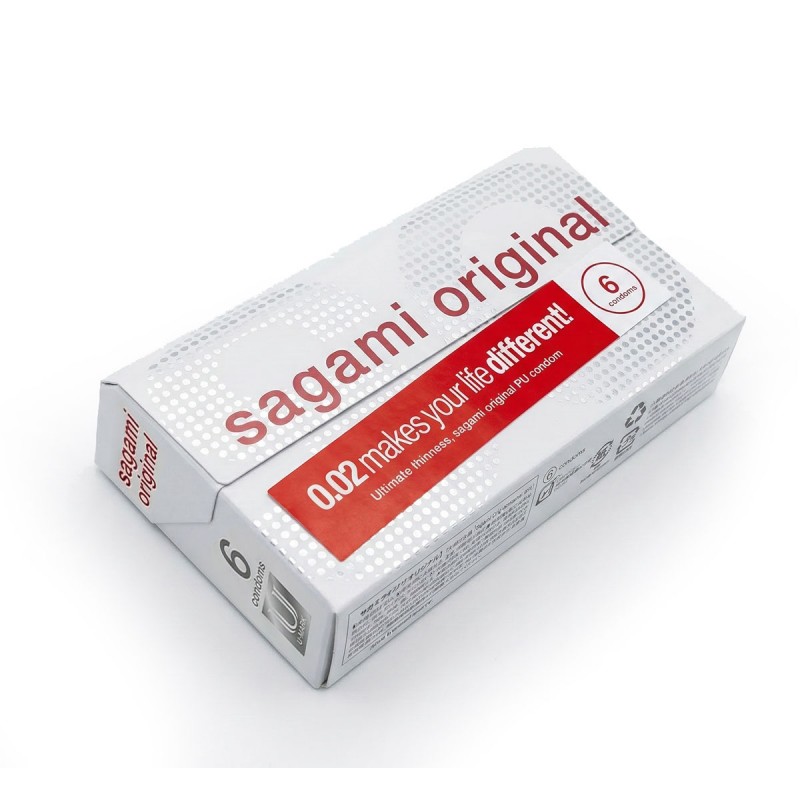 Полиуретановые презервативы Sagami Original 0.02 6шт