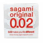 Sagami Original 0.02 – prezerwatywy poliuretanowe, 1 szt.