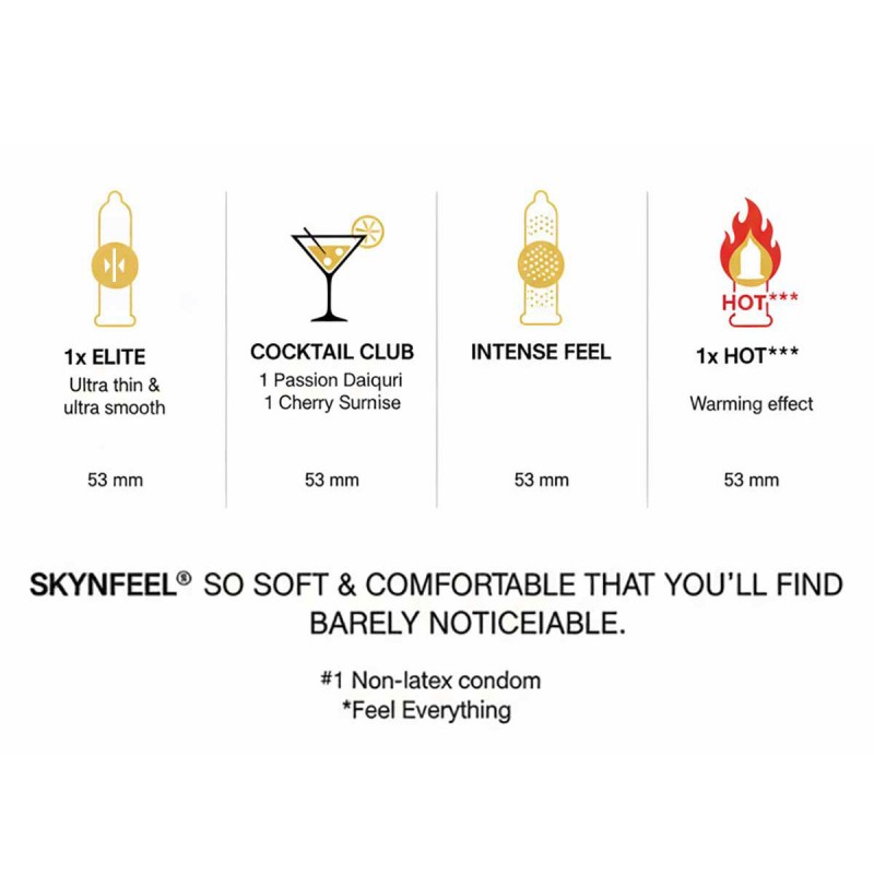 Prezerwatywy SKYN 5 Senses++ 5 szt.