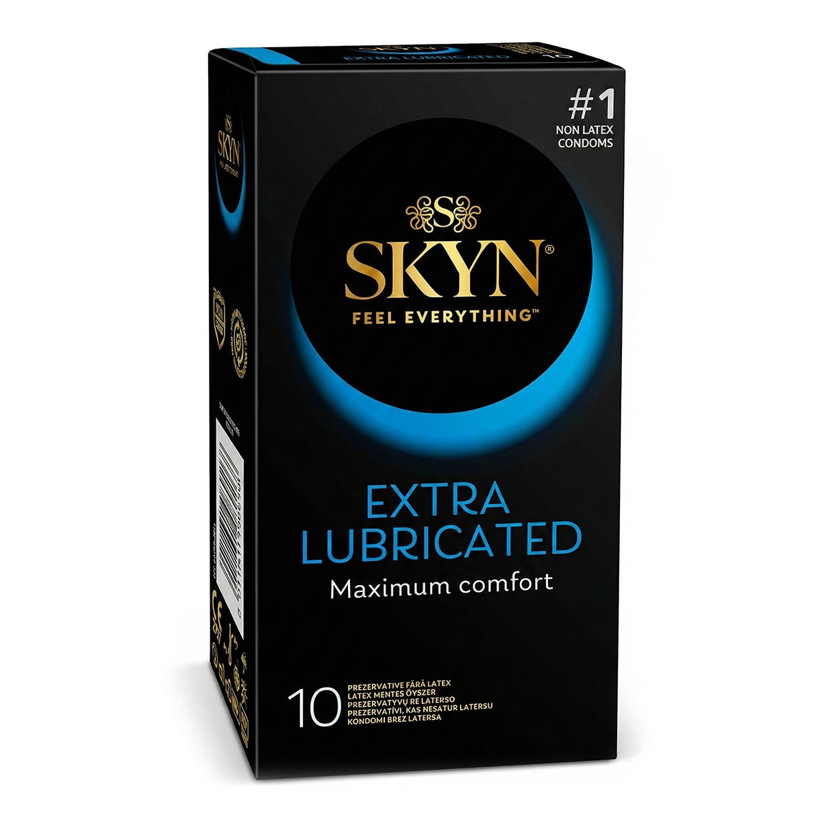 Prezerwatywy SKYN Extra Lube bezlateksowe z dodatkowym nawilżeniem 10 szt.
