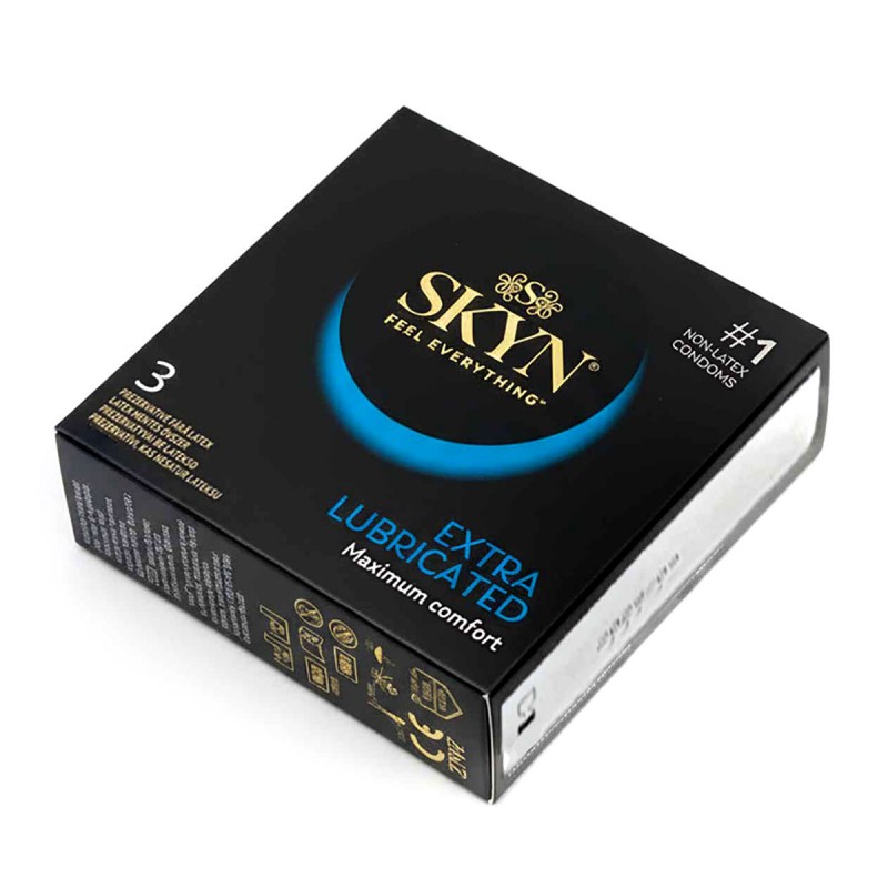 Prezerwatywy SKYN Extra Lube 15 szt. (5 op. po 3 szt.)