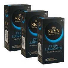 Презервативы SKYN Extra Lube суперувлажненные безлатексные 30шт (3 пачки по 10шт)