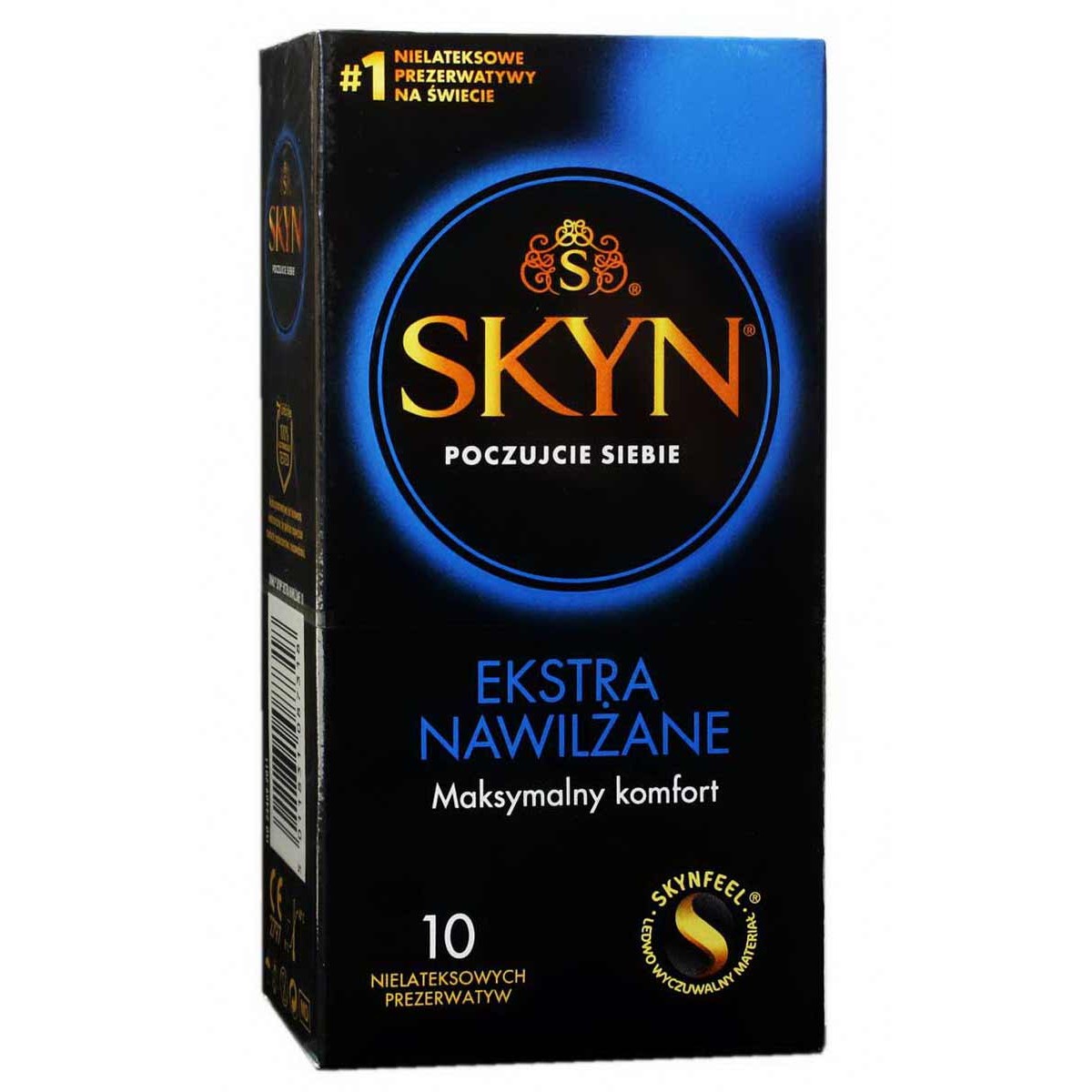 SKYN Extra Lube Non-Latex Condoms with Abundant Lubrication 10pcs