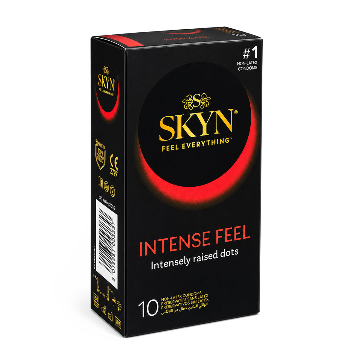 Kondome SKYN Intense Feel genoppt latexfrei 10 Stk.