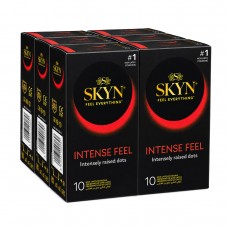 Prezerwatywy SKYN Intense Feel z wypustkami bezlateksowe 60 szt. (6 op. po 10 szt.)