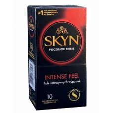 Prezerwatywy SKYN Intense Feel punktowe bez lateksowe 10 sztuk